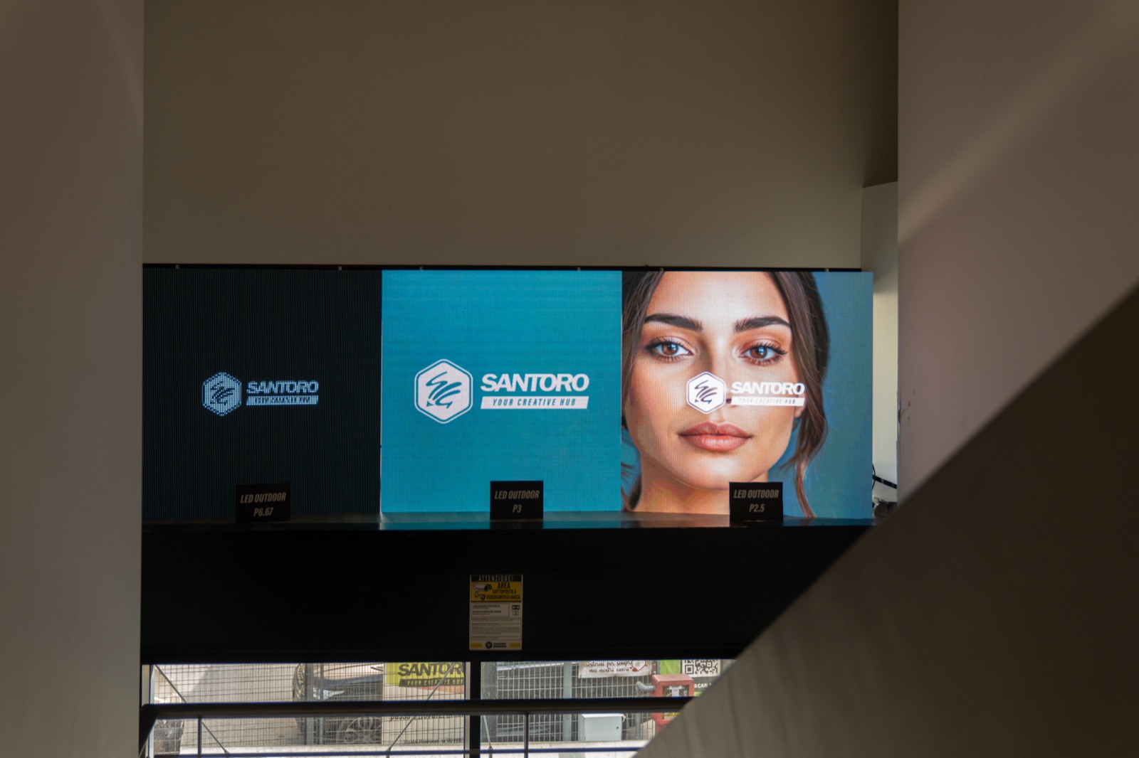 Installazione multischermo Santoro